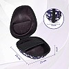 GadgetBite Headphone Vinyl Carrying Case Earpads Storage Bag (Black)