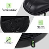 GadgetBite Headphone Vinyl Carrying Case Earpads Storage Bag (Black)