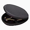 GadgetBite Headphone Vinyl Carrying Case Earpads Storage Bag (Black)