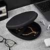 GadgetBite Headphone Vinyl Carrying Case Earpads Storage Bag (Black)