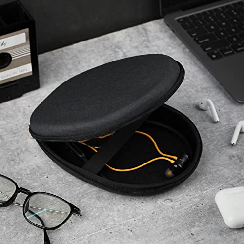 GadgetBite Headphone Vinyl Carrying Case Earpads Storage Bag (Black) GadgetBite Headphone Vinyl Carrying Case Earpads Storage Bag (Black)