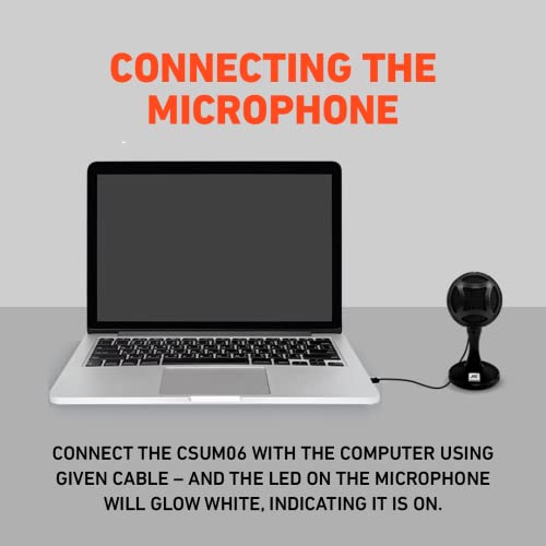 JBL Commercial CSUM06 Mini USB Unidirectional Microphone for Content Creation, Conference Calls, Presentations & Online Classes (Black) JBL Commercial CSUM06 Mini USB Unidirectional Microphone for Content Creation, Conference Calls, Presentations & Online Classes (Black)