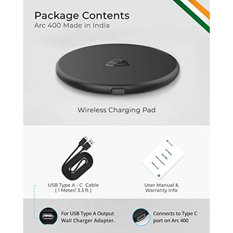 RAEGR Arc 400 Pro 15W Type-C PD Wireless Charger