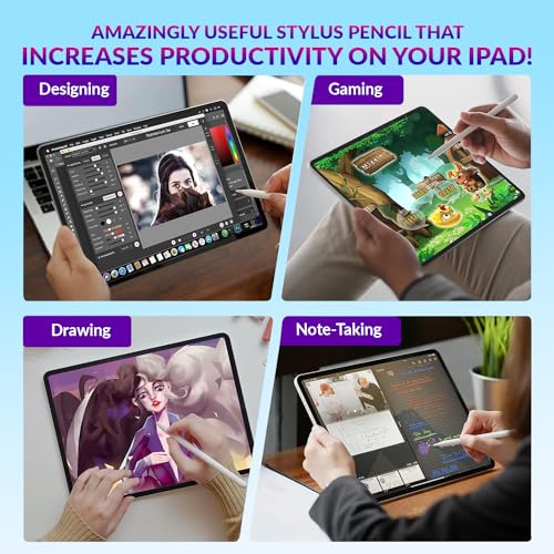 Tukzer 5-Replacement Tip Compatible with Tukzer Stylus Pen for iPad Palm Rejection, 2nd Gen