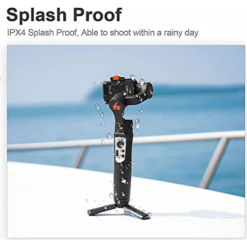 Hohem iSteady Pro 4 3-Axis Gimbal Stabilizer for Gopro 10/9 8/7/6/5/4, for Osmo Action and Other Action Cameras 