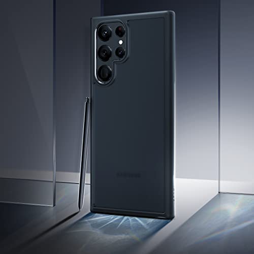 Spigen Ultra Hybrid Back Cover Case for Samsung Galaxy S22 Ultra (TPU + Poly Carbonate | Frost Black) Spigen Ultra Hybrid Back Cover Case for Samsung Galaxy S22 Ultra (TPU + Poly Carbonate | Frost Black)