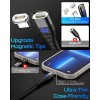 AIRTREE 3 in 1 Magnetic Charging Cable, YKZ Multi Magnet USB Cable for Type C/MicroUSB and i-Product, Max 15W Fast Charger Cable 