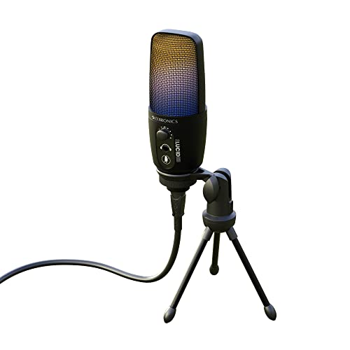 ZEBRONICS Zeb-Lucid PRO Desktop Mount Condenser Microphone with 2M USB Cable Black ZEBRONICS Zeb-Lucid PRO Desktop Mount Condenser Microphone with 2M USB Cable Black