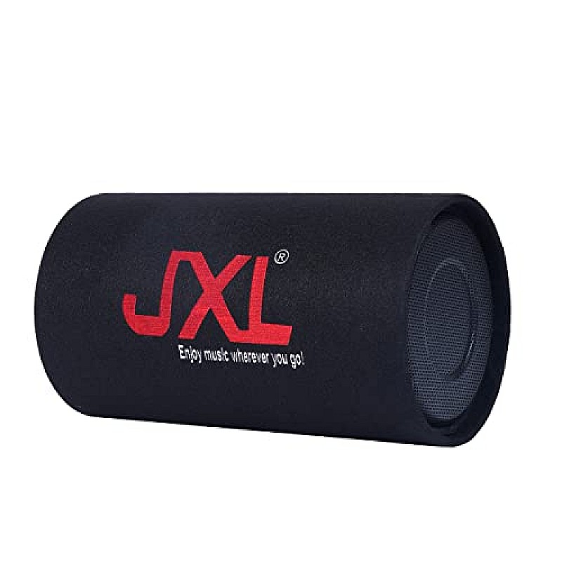 JXL 1280 12 Inch Active Bass Tube Subwoofer with Imported Amplifier 6500W (Black/Round)