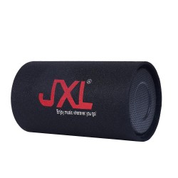 JXL 1280 12 Inch Active Bass Tube Subwoofer with Imported Amplifier 6500W (Black/Round)