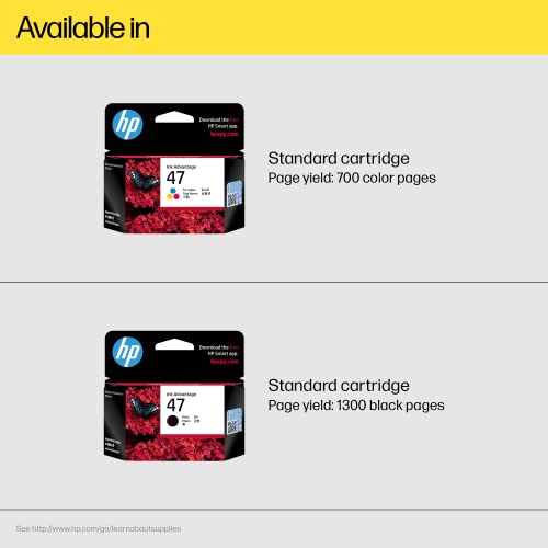 HP 47 Tri-Color Original Ink Cartridge HP 47 Tri-Color Original Ink Cartridge