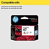 HP 47 Tri-Color Original Ink Cartridge