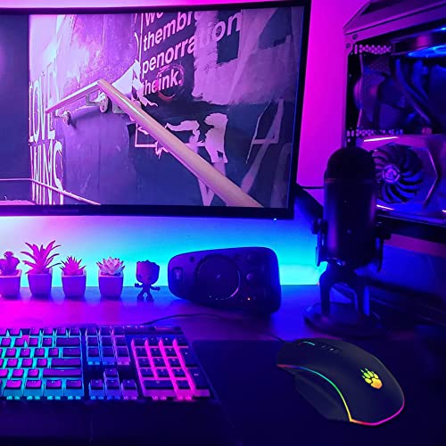 CLAW Chuff Wired Gaming Mouse, 6400 DPI with 7 Programmable Buttons via Customization Software