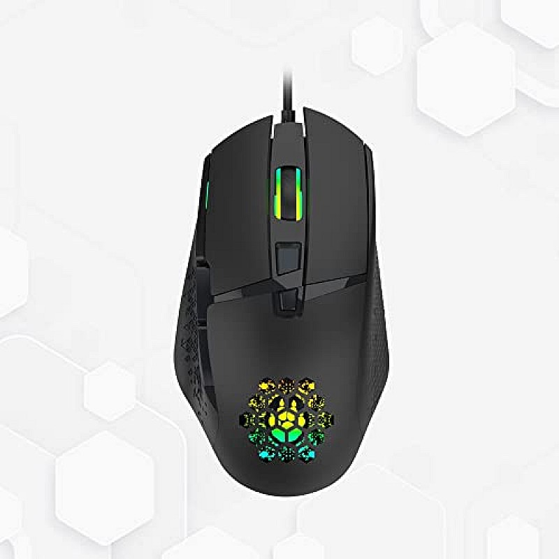 CLAW Chuff Wired Gaming Mouse, 6400 DPI with 7 Programmable Buttons via Customization Software