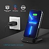 Spigen 3in1 10000mAh Wireless Charging Power Bank with USB-A USB-C 20W Fast Charging, Included USB-A to USB-C Cable, - Black