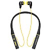 Modernista PowerBass 200 Bluetooth 5.0 Wireless Neckband in Ear Earphones Mic (Yellow)