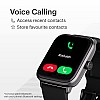 Noise ColorFit Pro 3 Alpha Bluetooth Calling Smart Watch with Alexa Built-in, Fast Charging, (Jet Black)