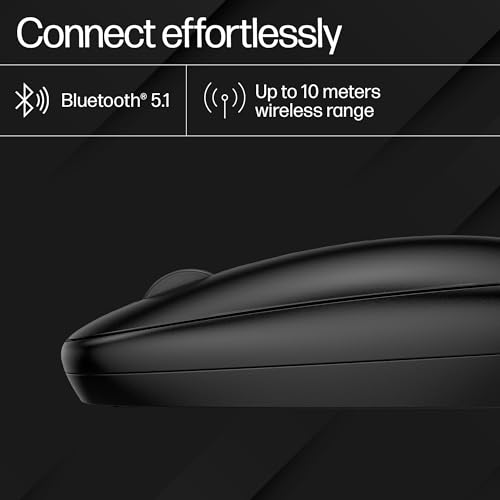 HP 240 Bluetooth Wireless Mouse with 3 Buttons (Black)