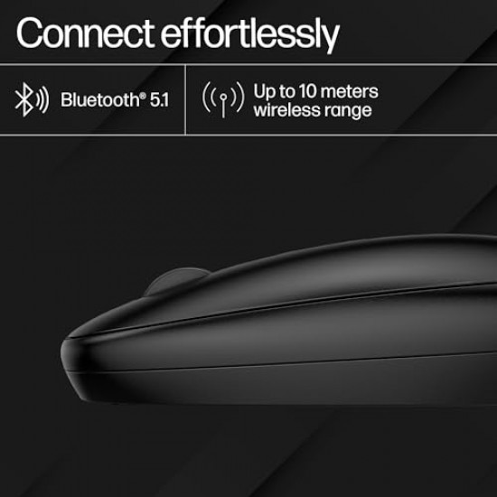 HP 240 Bluetooth Wireless Mouse with 3 Buttons (Black)
