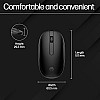 HP 240 Bluetooth Wireless Mouse with 3 Buttons (Black)