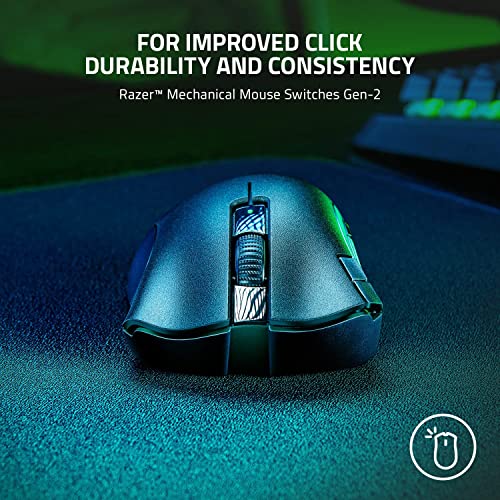 Razer Bluetooth DeathAdder V2 X Hyper Speed Ultra-Fast Hyper Speed Wireless Ergonomic Gaming Mouse Black Razer Bluetooth DeathAdder V2 X Hyper Speed Ultra-Fast Hyper Speed Wireless Ergonomic Gaming Mouse Black