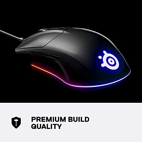 SteelSeries Rival 3 Wireless Gaming Mouse 400+ Hour Battery Life Black SteelSeries Rival 3 Wireless Gaming Mouse 400+ Hour Battery Life Black
