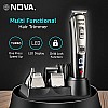 Nova NG 1153 Digital USB Corded and Cordless 160 Minutes Runtime Trimmer for Men (Gray)