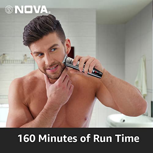 Nova NG 1153 Digital USB Corded and Cordless 160 Minutes Runtime Trimmer for Men (Gray) Nova NG 1153 Digital USB Corded and Cordless 160 Minutes Runtime Trimmer for Men (Gray)
