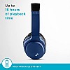 URBN Thump 550 HD Sound Deep Bass Wireless Bluetooth On Ear Headphone with in-Built Mic, (Blue)