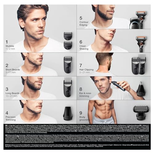 Braun MGK5380 9-In-1 Beard Trimmer for Men Black Nordic (Blue) Braun MGK5380 9-In-1 Beard Trimmer for Men Black Nordic (Blue)