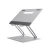 Portronics My Buddy K3 Portable Laptop Tabletop Stand I Foldable & Adjustable for Laptops Up to 15.6 Inches(Silver)