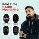 boAt Watch Mystiq Smart Watch with Stress Monitoring, HIIT, Breath Training Modes (Metal Black)