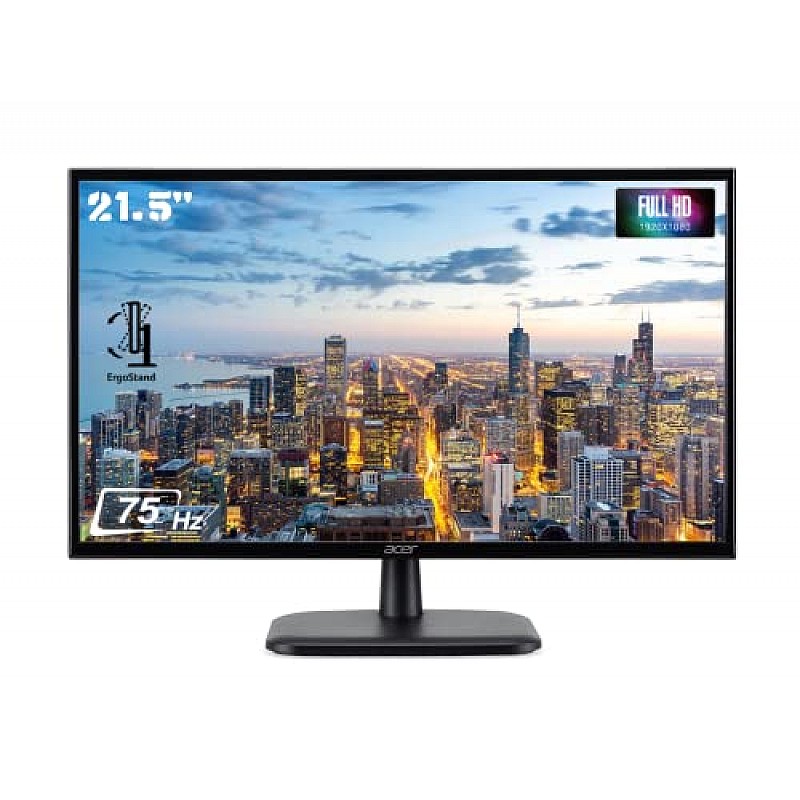 Acer EK240YC 23.8 Inch (60.4cm) Full HD (1920x1080) Pixels VA Panel LCD Monitor with LED Back Light 250 Nits