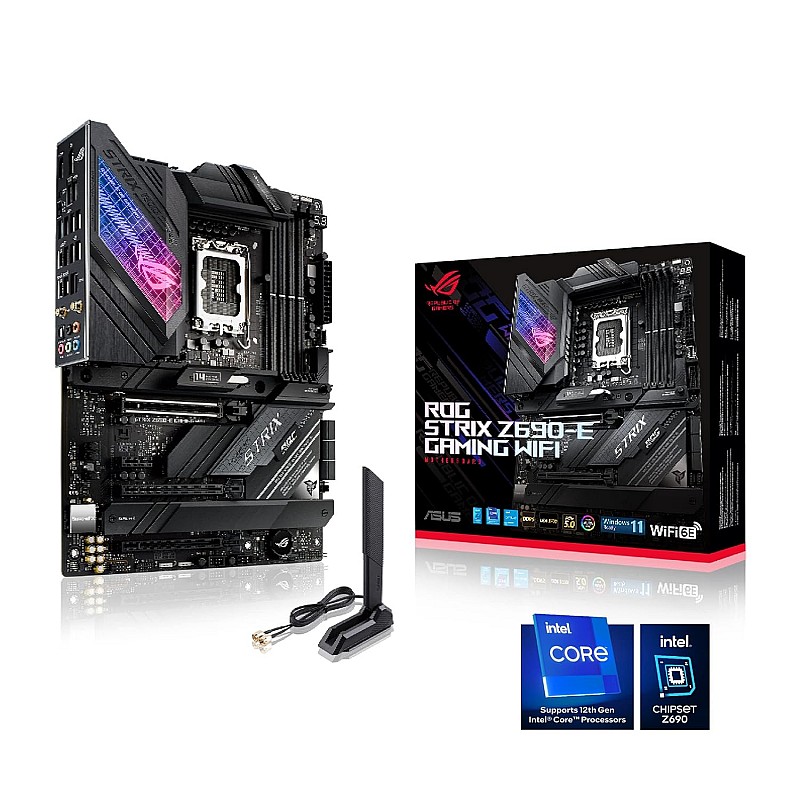 ASUS ROG Strix Z690-E Gaming WiFi LGA 1700 (12th Gen Intel Core) ATX Gaming Motherboard with DDR5