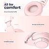 Tribit Headphones with Mic, Girls Headphones Wired Over Ear Headsets with Limited Volume 85dB/ 94dB, 3.5mm Jack Compatible Smartphones Tablet