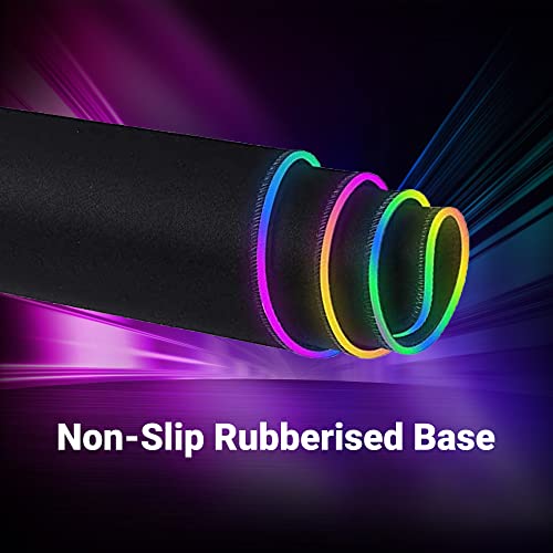 Ant Esports MP400 RGB Gaming Mouse Pad Anti-Slip Rubber Base with Waterproof Coating for Gamer Office Black Ant Esports MP400 RGB Gaming Mouse Pad Anti-Slip Rubber Base with Waterproof Coating for Gamer Office Black