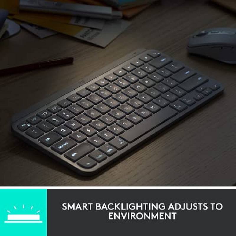 Logitech Mx Keys Mini Minimalist Wireless Illuminated Keyboard