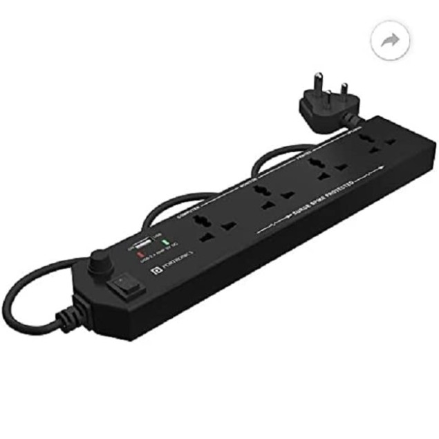 Portronics Mport 31 USB Hub (4-in-1), Multiport Adapter with 1 x USB 3.0 & 3 x USB 2.0 Ports (Grey)