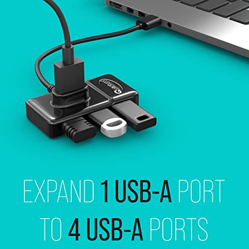 Quantum 4 Port USB Hub with High Speed Data Transfer QHM7532 (Black) Quantum 4 Port USB Hub with High Speed Data Transfer QHM7532 (Black)