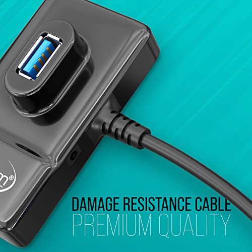 Quantum 4 Port USB Hub with High Speed Data Transfer QHM7532 (Black) Quantum 4 Port USB Hub with High Speed Data Transfer QHM7532 (Black)