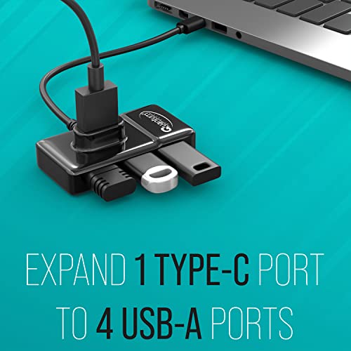 Quantum 4 Port USB Hub with High Speed Data Transfer QHM7532 (Black) Quantum 4 Port USB Hub with High Speed Data Transfer QHM7532 (Black)