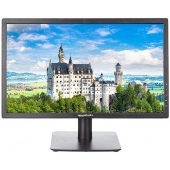 Amazon Basics 21.5-Inch (54.5cm) LCD 1920 x 1080 Pixels Monitor 75 Hz Refresh Rate (Black)