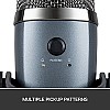 Blue Yeti Nano Premium USB Microphone for Recording, Streaming, Gaming, Podcasting on PC and Mac, Condenser Mic Shadow Grey