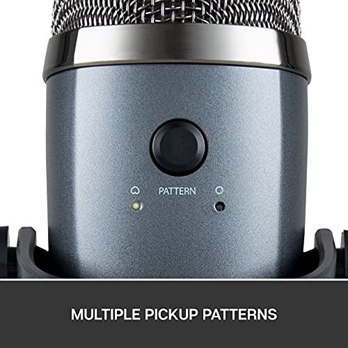 Blue Yeti Nano Premium USB Microphone for Recording, Streaming, Gaming, Podcasting on PC and Mac, Condenser Mic Shadow Grey Blue Yeti Nano Premium USB Microphone for Recording, Streaming, Gaming, Podcasting on PC and Mac, Condenser Mic Shadow Grey