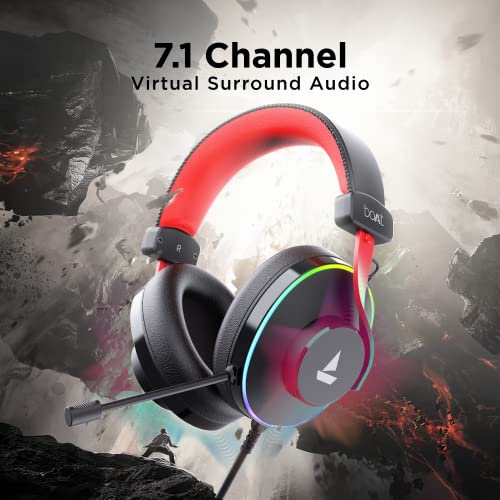 boAt Immortal IM-700 7.1 Channel PC Virtual Surround Sound, ENx Tech, (Black Sabre) boAt Immortal IM-700 7.1 Channel PC Virtual Surround Sound, ENx Tech, (Black Sabre)