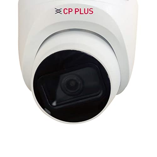 CP PLUS 5MP IR Dome Camera 3.6mm Fixed Lens up to 20 M IR Distance Max. 25fps5MP (16:9 Video Output), White CP PLUS 5MP IR Dome Camera 3.6mm Fixed Lens up to 20 M IR Distance Max. 25fps5MP (16:9 Video Output), White