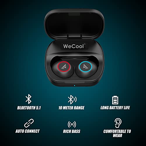 Wecool Freesolo X2 Bluetooth in Ear True Wireless Earbuds with High Bass Black Wecool Freesolo X2 Bluetooth in Ear True Wireless Earbuds with High Bass Black