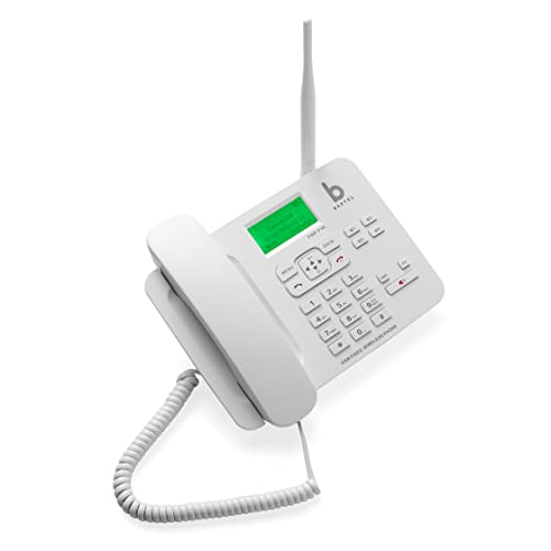 Beetel F1K is Quad Band 2G GSM Landline Phone with 2-Way Speakers White Beetel F1K is Quad Band 2G GSM Landline Phone with 2-Way Speakers White