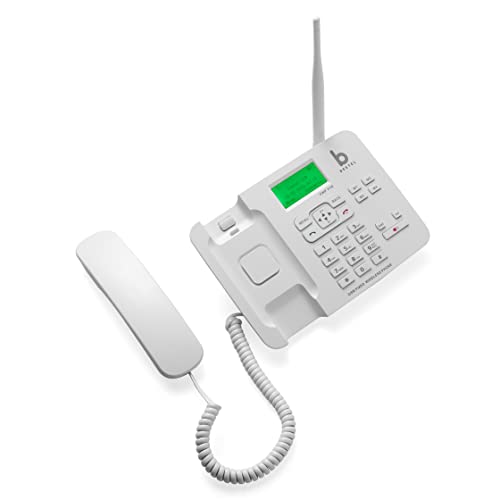 Beetel F1K is Quad Band 2G GSM Landline Phone with 2-Way Speakers White Beetel F1K is Quad Band 2G GSM Landline Phone with 2-Way Speakers White
