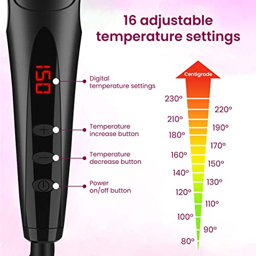 AGARO Hair Straightening Brush, Hair Straightening Comb For Women Gives Naturally Straight Hair in 5 Mins, Black, HSB2107 AGARO Hair Straightening Brush, Hair Straightening Comb For Women Gives Naturally Straight Hair in 5 Mins, Black, HSB2107